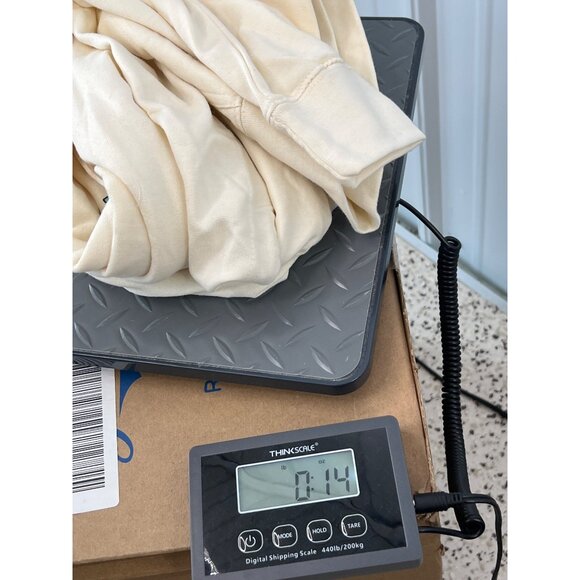 Nashville Pullover Hoodie Medium Ivory Long Sleeve Cotton Blend Graphic 1806 Des - Picture 6 of 6